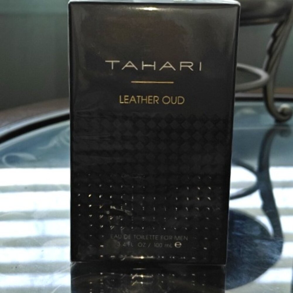 TAHARI Leather OUD Eau de Toilette for Men 3.4 oz. / 100 ml-Sold